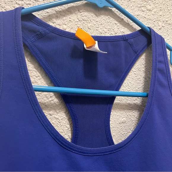 Lucy Blue Tank Top with Built-in Bra - Picture 10 of 10